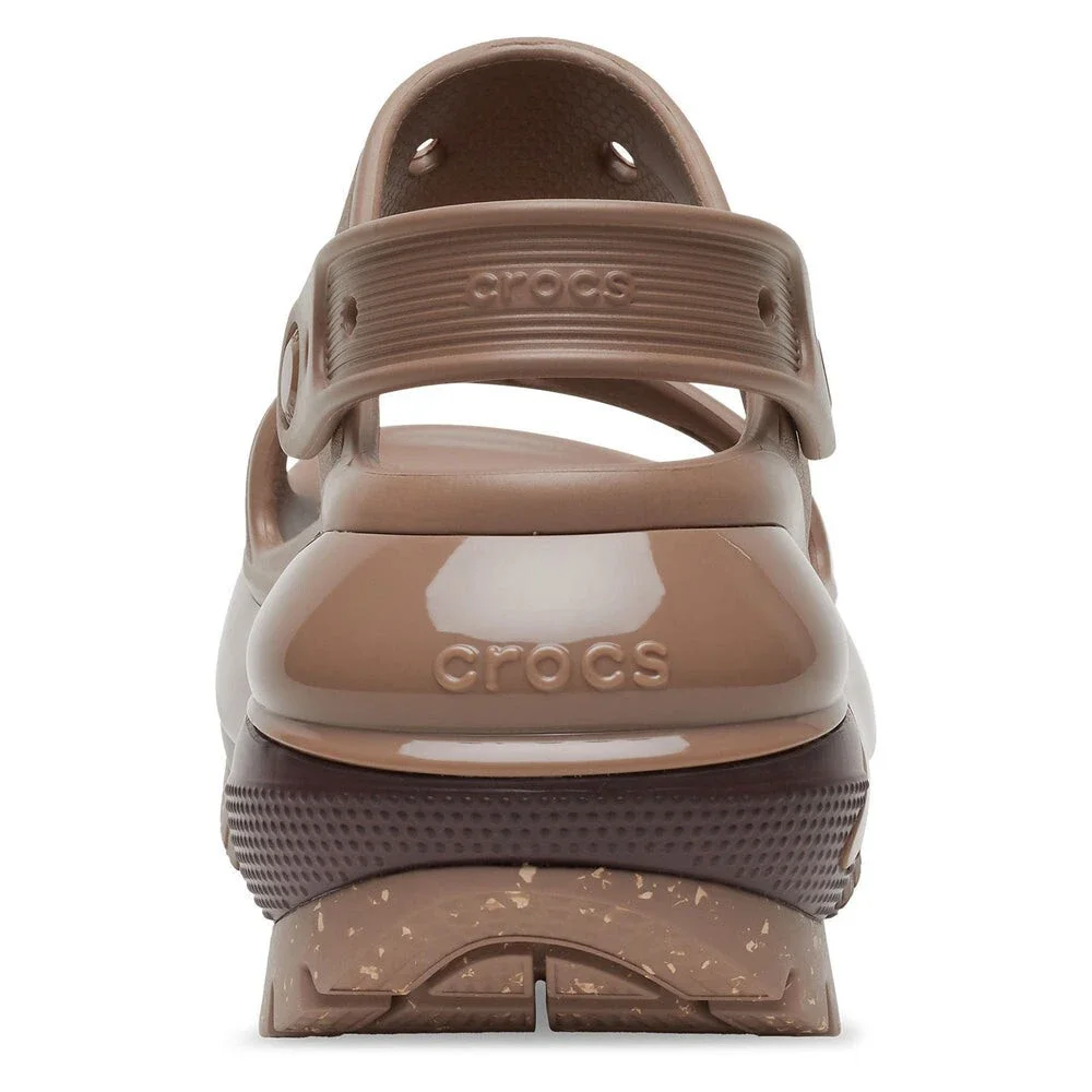 Crocs Mega Crush 207989-2Q9 Sandals Unisex M6/W8 Latte Heel Strap Shoes GBO3096